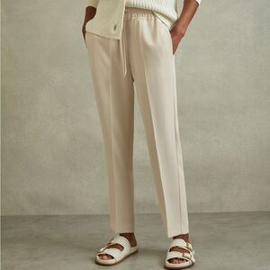 Elegant Cream Women's Pants